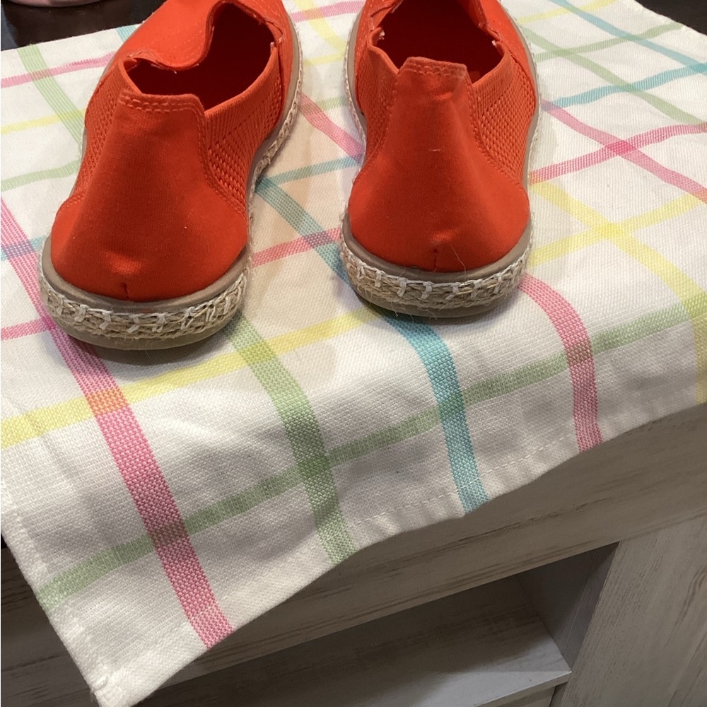 NWOT - Orange Espadrille - Cute Shoes - Never Worn - Sz 11!!! - Picture 7 of 12